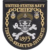 US Naval Chief Collectible Novelty Patch