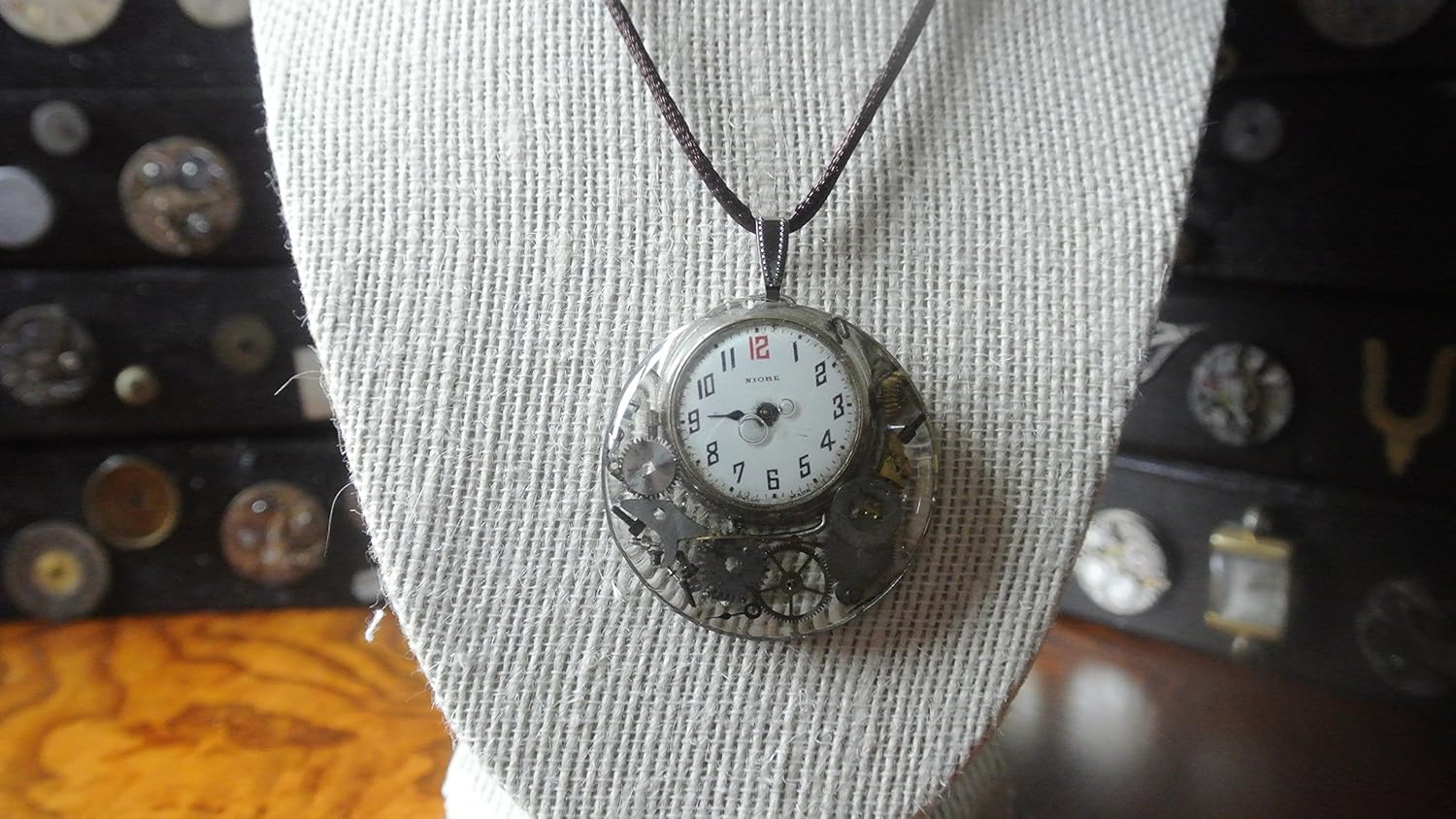 Amazon.com: Timeless Treasure-Round Pocket watch crystal with watch and 