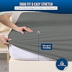 Utopia Bedding Waterproof Mattress Protector Full
