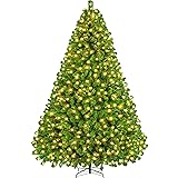 Yaheetech 9ft Pre-lit Artificial Christmas Tree