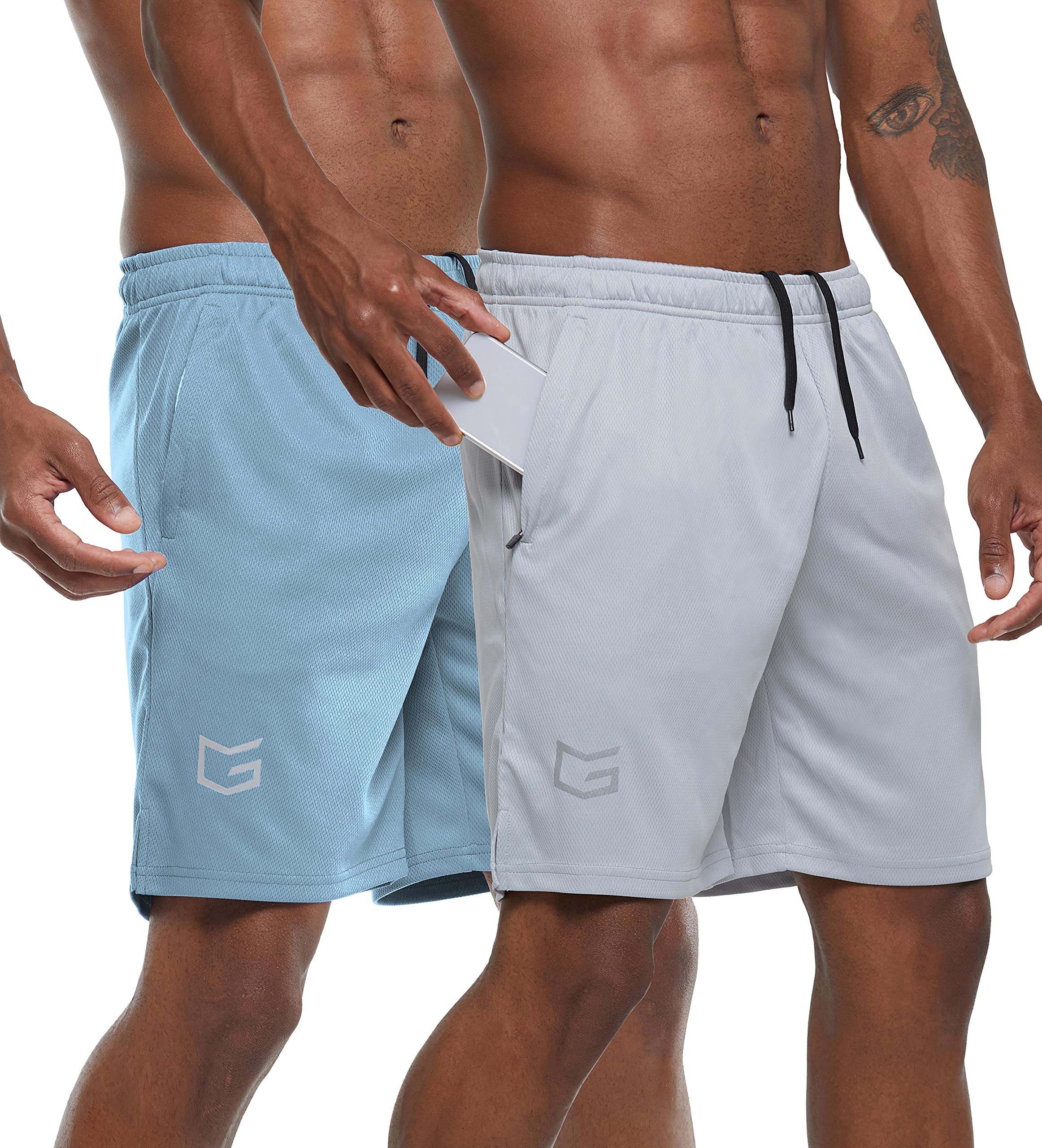 G Gradual Shorts de carrera para hombr de G Gradual de 3 pulgadas