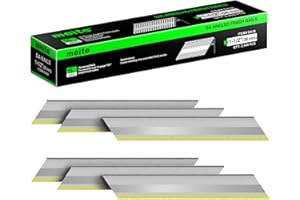 meite 15 Gauge Finish Nails, 1-1/2 Inch 34 Degree 15 Gauge Angled Finish Nails in Galvanized for Electric or Pneumatic Nailer