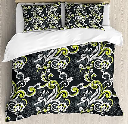 Amazon Com Floral Twin Bedding Comforter Sets All Season 4pc