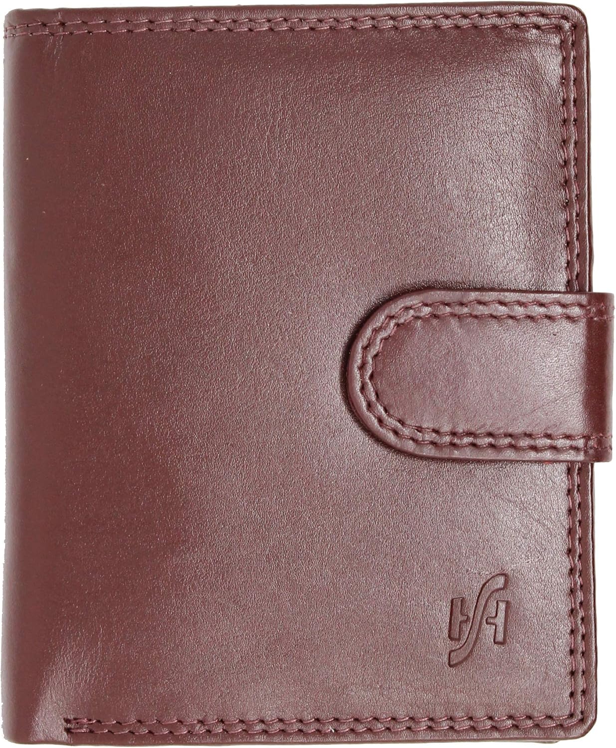 STARHIDE Mens RFID Blocking Soft Real Leather Wallet with Zip Around Coin Pouch 1080 (Brown), 11.5cm x 9.5cm