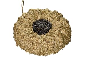 Pine Tree Farms 1363 Sunflower Shaped Seed Wreath, 3 Pounds