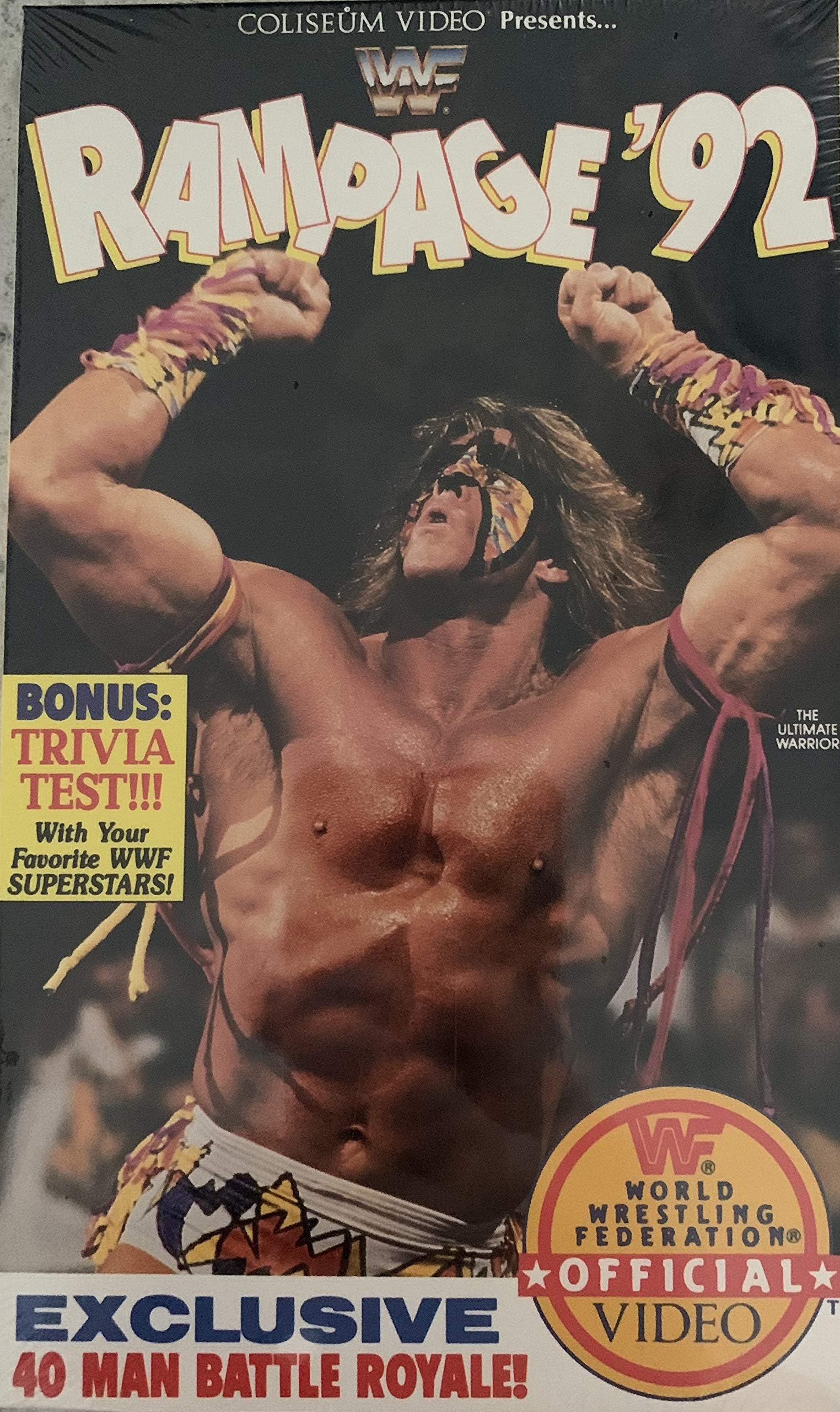 WWF: Rampage 1992 [VHS]