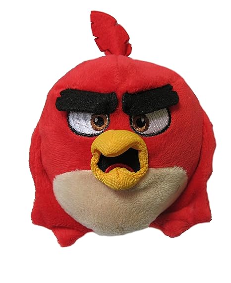 Angry Birds Peluche Oiseau Birds Rouge Red Avec Bouche