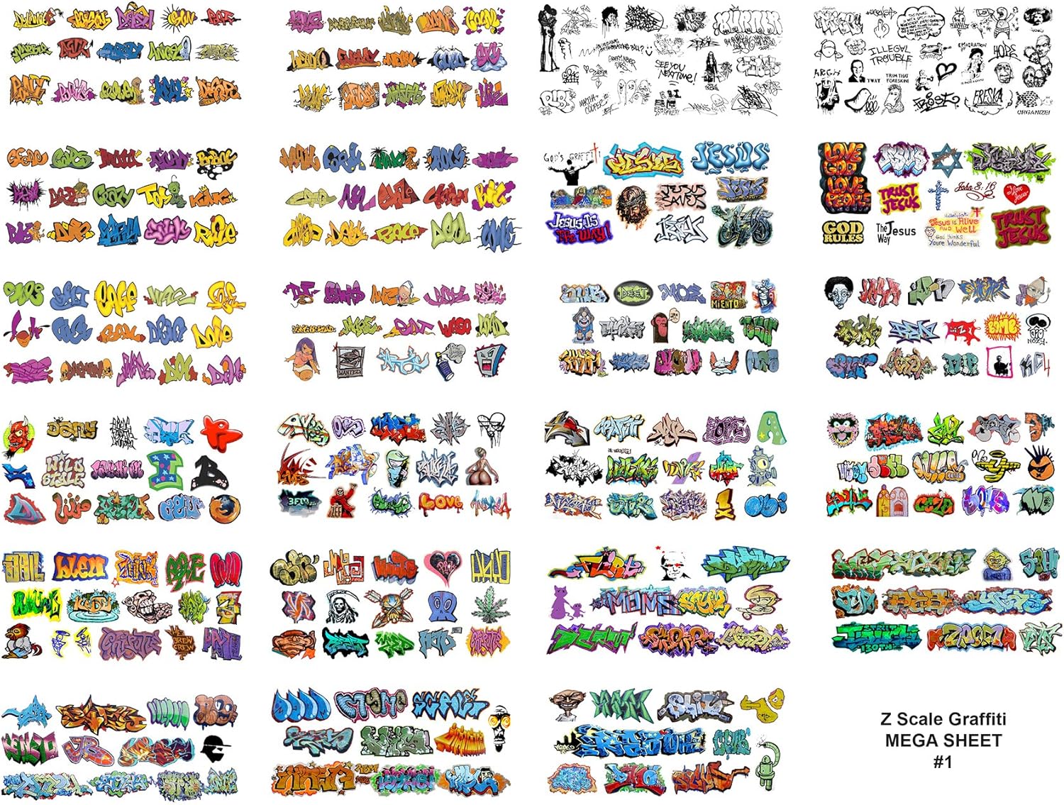 model railroad decals