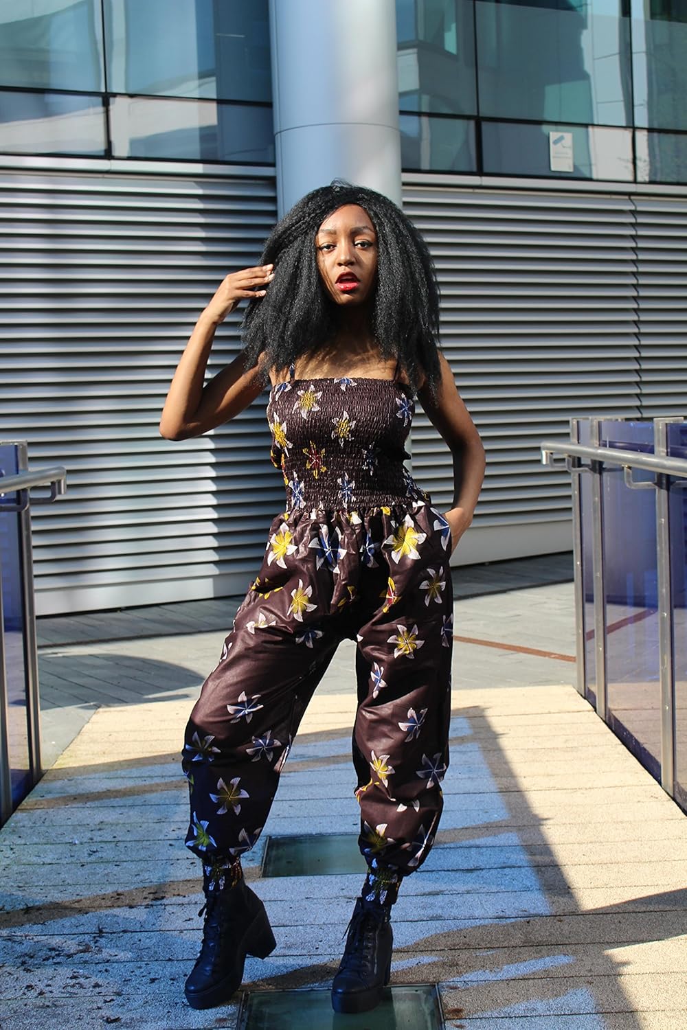 kente cloth jumpsuit