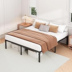 Hafenpo 16 Inch Full Bed Frame - Sturdy Metal