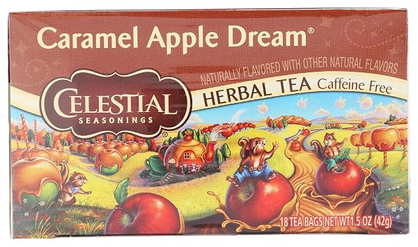 CELESTIAL SEASONINGS TEA CARAMEL APPLE DREAM 20 BAGS