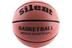 Kzovone Silent Indoor Basketball Size 7 (29.5"),Grooved Foam Basketball for Quiet Dribbling and Indoor Training, Silent Dribble Dream No Noise Ball for Various Indoor Activities