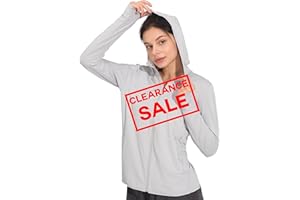 Hody Lovy Sun Protection Hoodie Jackets UV Clothing UPF 50+ Long Sleeve Shirts Hiking Golf Fishing Lightweight Quick Dry