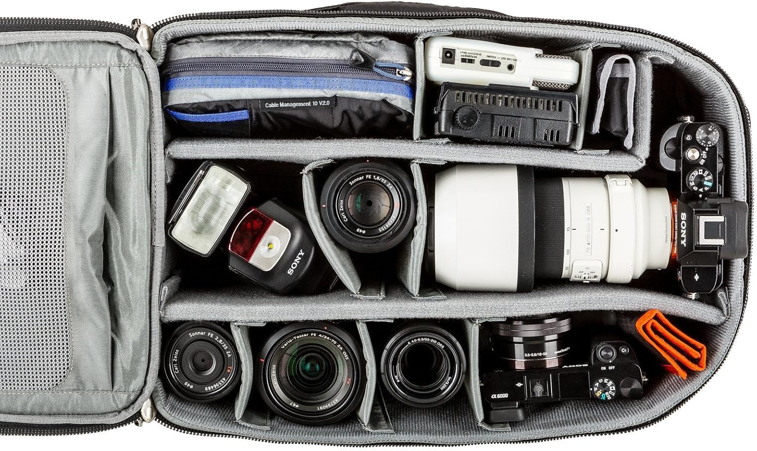 thinkTANK Airport Essentials Shoulder Bag - Black, 75 cm, Black (Black) - Image 5