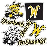 Desert Cactus Wichita State University Sticker WSU Shockers Sticker Vinyl Decals Laptop Water Bottle Car Scrapbook Sheet T2 (Type 2)