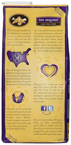 OREGON CHAI ORIGINAL CHAI CONCENTRATE, 32 FLUID OUNCE (PACK OF 1)