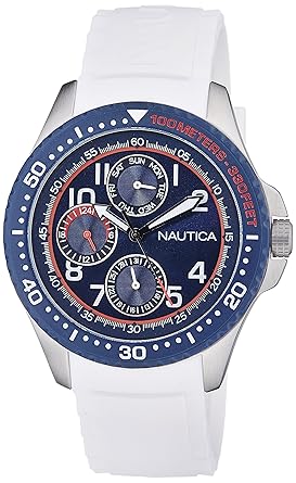 Nautica Analog White Dial Mens Watch - NTA13683G