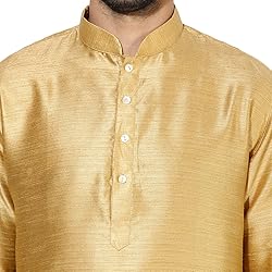KISAH Men's Indian Biscotti Beige Benarasi Jute