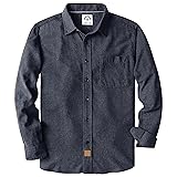 Dubinik® Flannel Shirt for Men Plaid Mens Button
