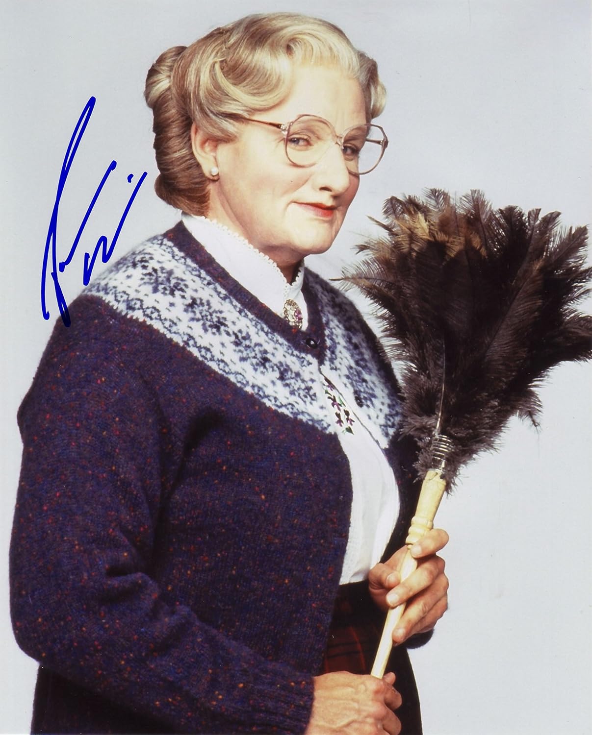 Photographs - Robin Williams - Mrs Doubtfire Autograph Signed 8 x 10 Photo