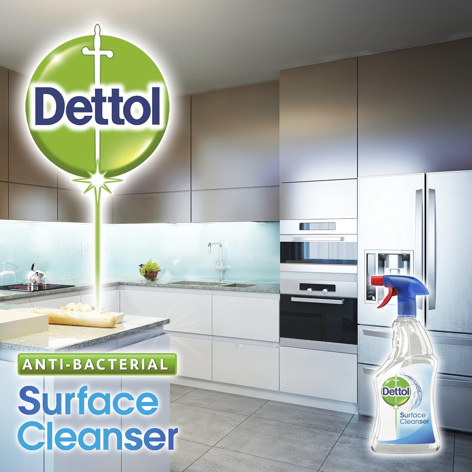 Dettol Antibacterial Surface Cleaning Spray, 750 ml, Pack of 3 (Packaging May Vary), Original, 750 ml (Pack of 3) - Image 5