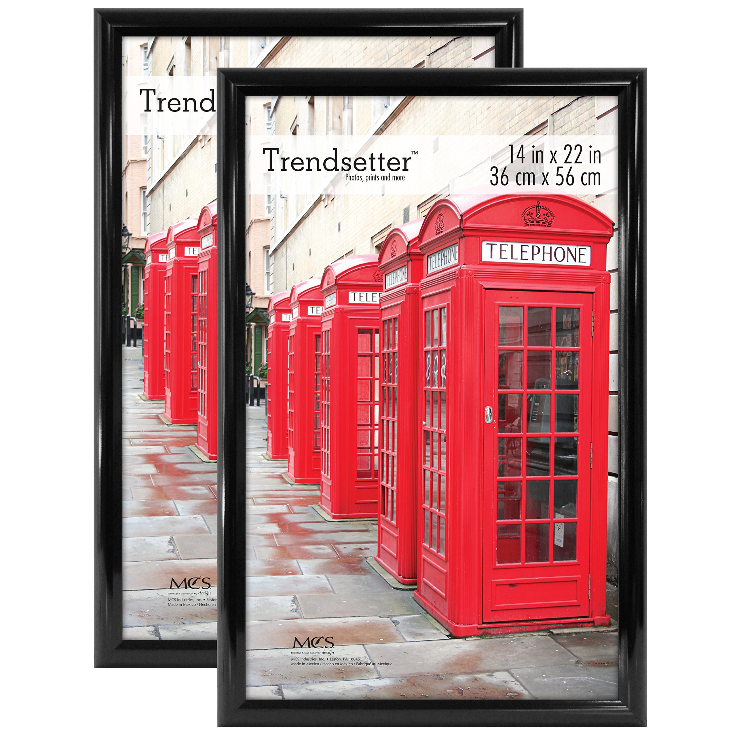 MCS Trendsetter 14x22 Inch Poster Frame (2pk), Black (65751) eBay