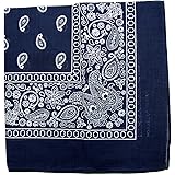 Novelty Bandanas Paisley Cotton Bandanas Single Pack