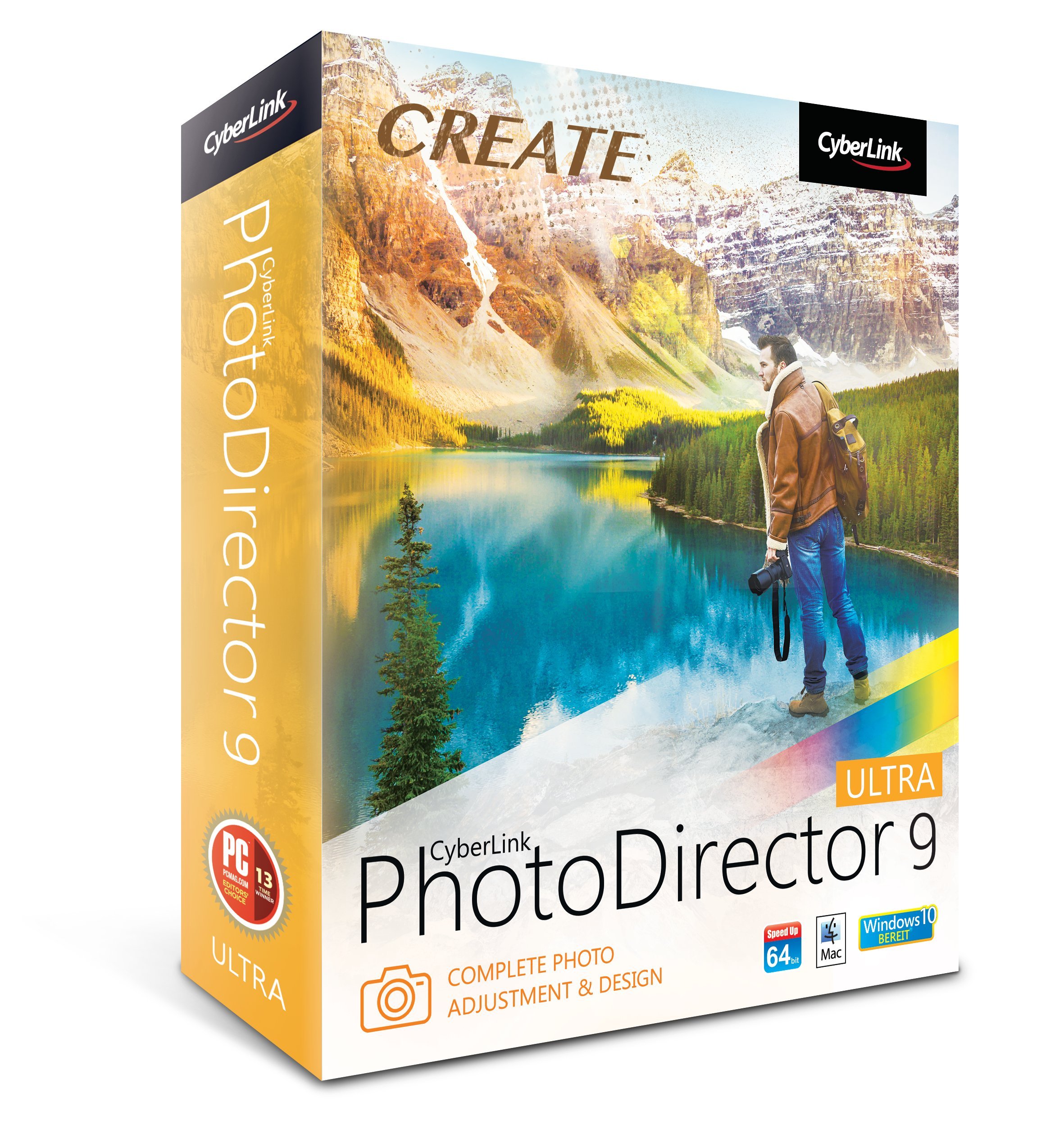 Cyberlink Photo Director 9 Ultra - Complete Photo Adjustment & Design (PC/Mac)