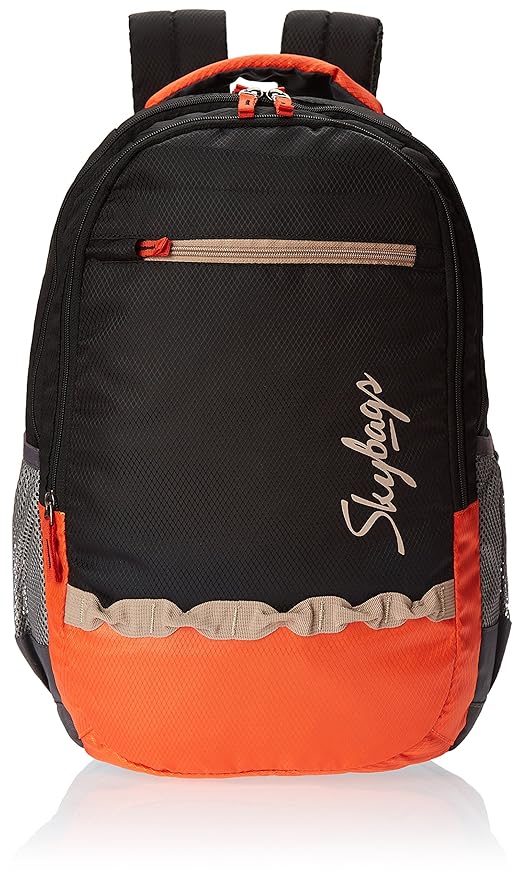 skybags black and orange