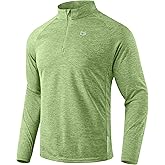 G Gradual Men's Running Shirts Long Sleeve Athletic Shirt Lightweight Quick Dry Quarter Zip Pullover for Men Workout Gym Golf