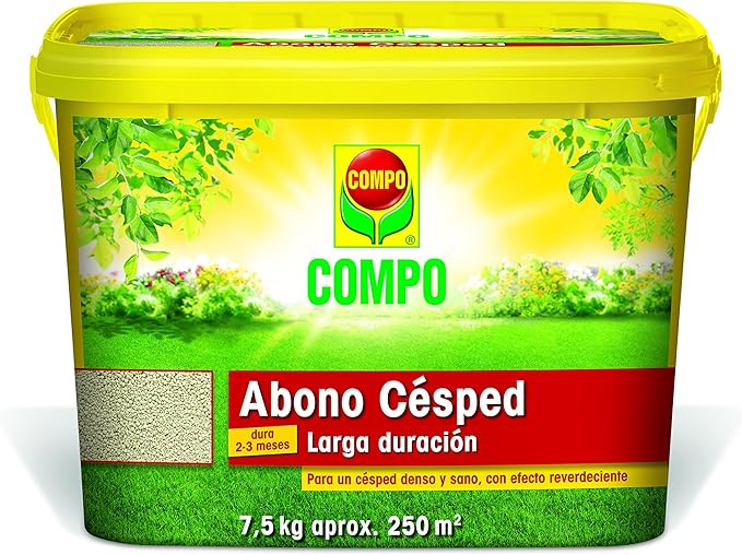 Compo Abono de césped, Efecto Larga duración 2-3 Meses, Granulado Fino