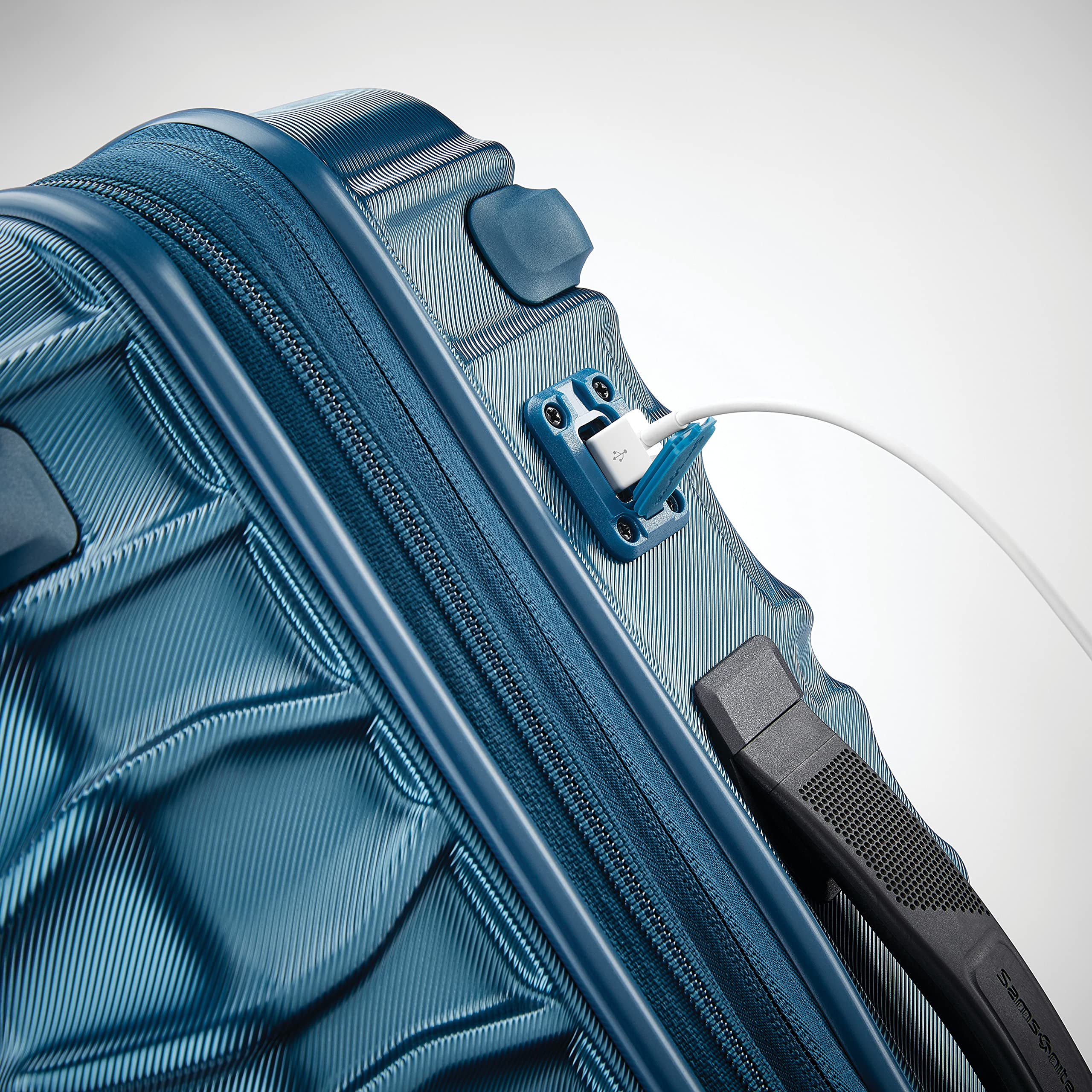 Samsonite Stryde 2 Hardside Expandable with Double Spinner Wheels, 2PC SET (22X14X9/LG), Deep Teal