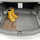 Premium Cargo Liner for Mercedes-Benz C 300 4MATIC Sedan 2015-2021 - Custom Fit Car Trunk Mat - All-Season Black Cargo Mat - 3D Shaped Laser Measured Trunk Liners for Mercedes-Benz AMG C 63