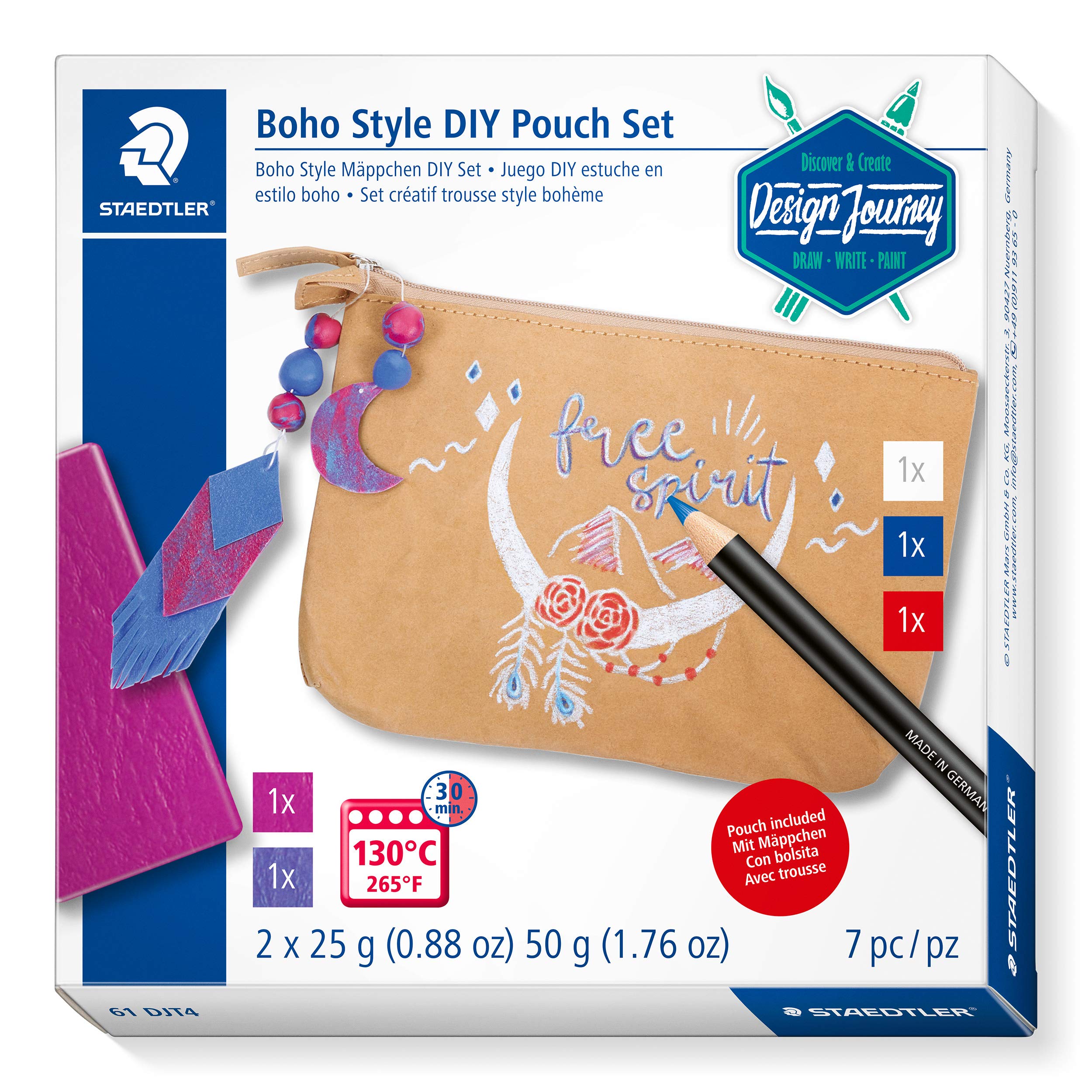 STAEDTLER 61 DJT4 Design Journey boho DIY pouch set