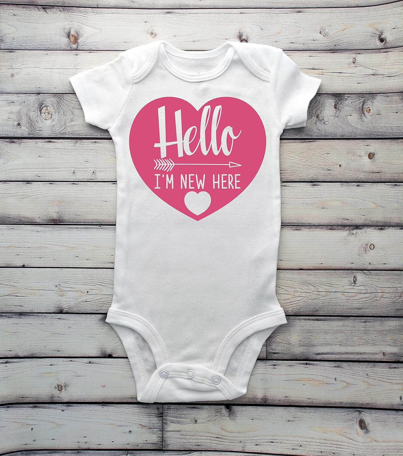 hello im new here baby outfit