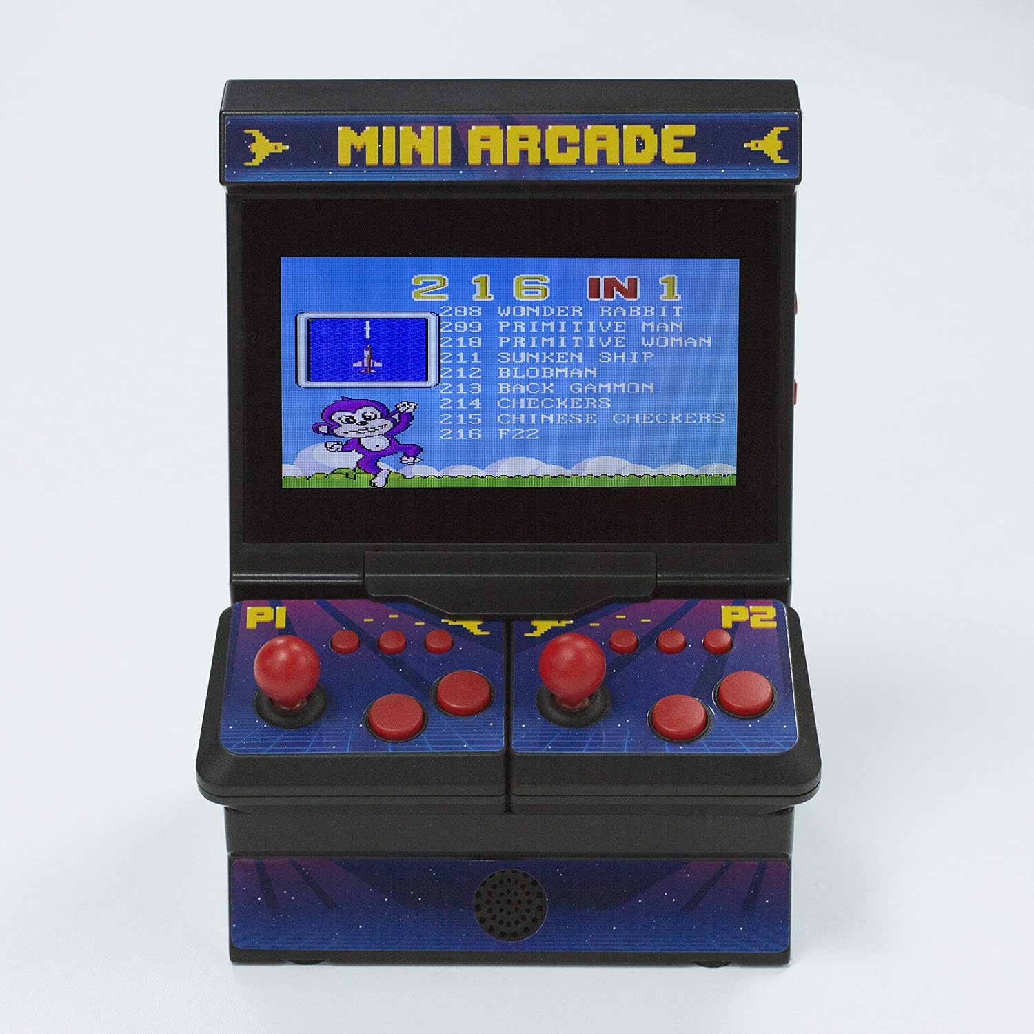 Mini Arcade Machine, handheld console, Plug and Play TV Games, 2 Player, 300 In-Built Games, 8-Bit Retro Arcade Games - Image 4