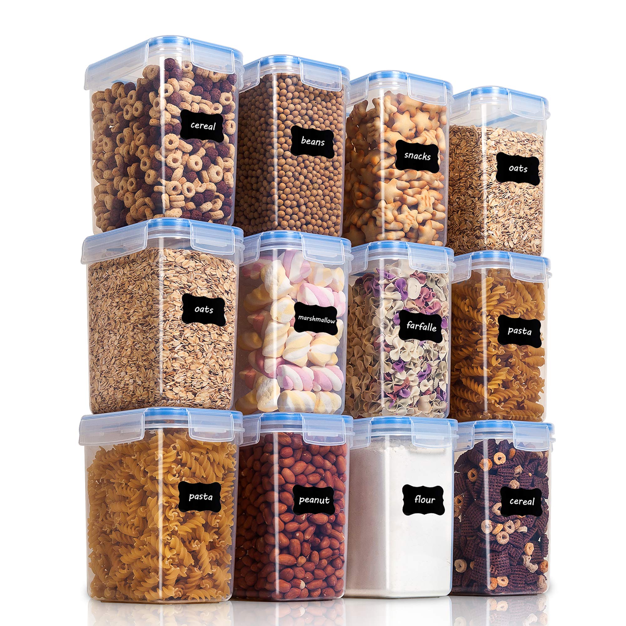 Vtopmart Airtight Food Storage Containers 12 Pieces 1.5qt / 1.6L