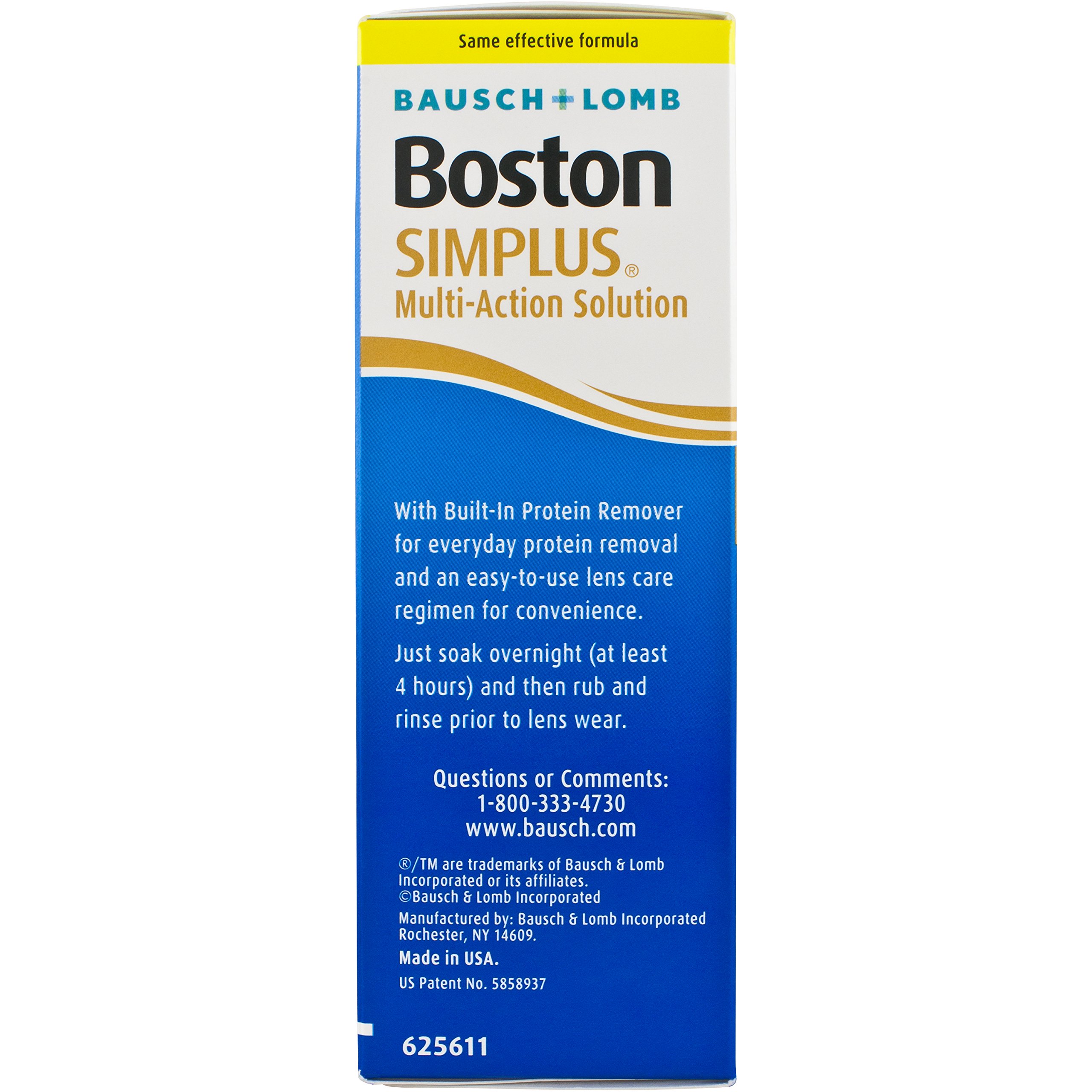 Contact Lens Solution by Boston Simplus, for Gas Permeable Contact