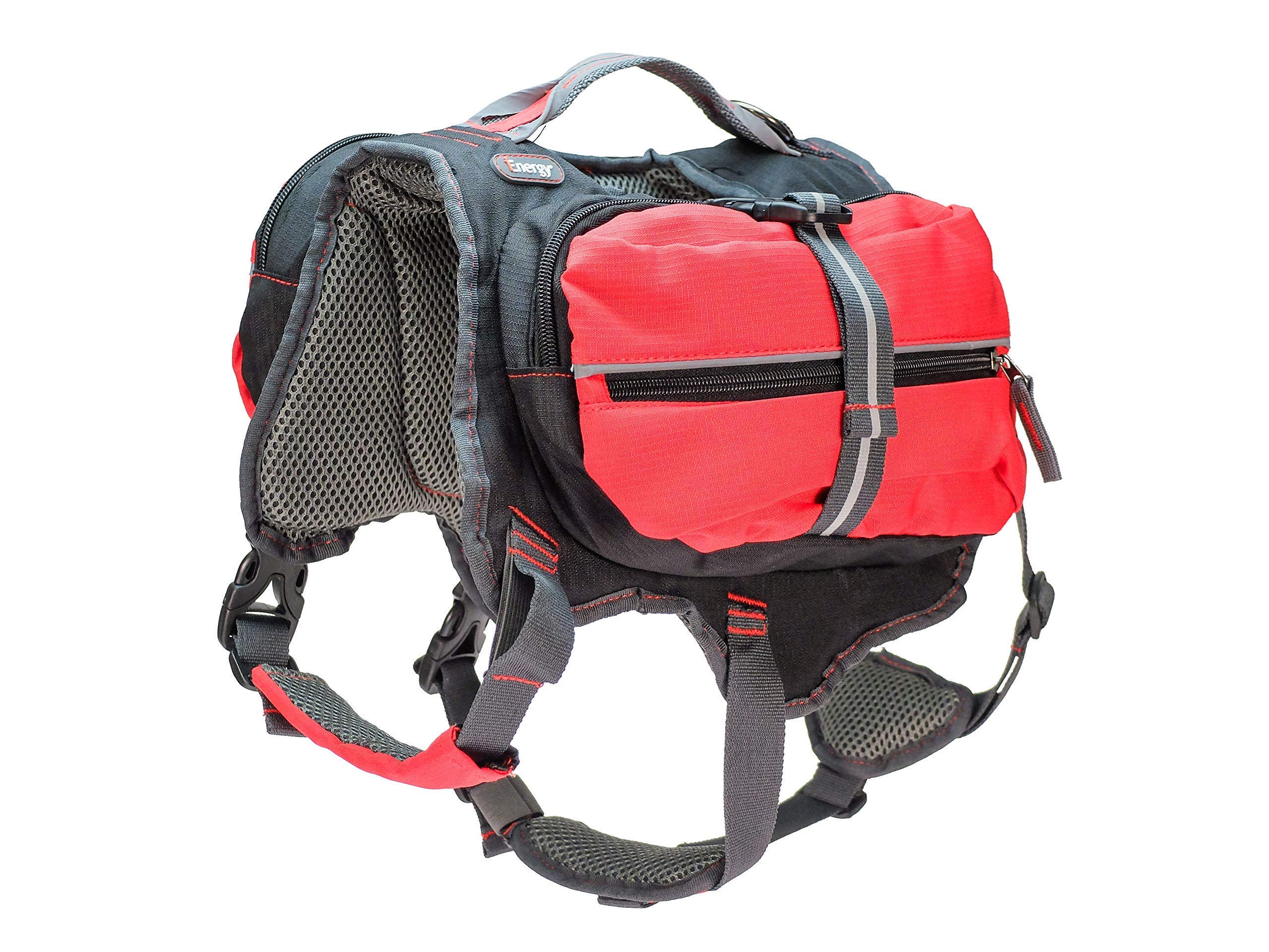 iEnergy™ MAL Weatherproof Dog Backpack: Well-Padded, Large Hiking Pack for Dogs - Perfect for Dog Hiking Gear, Dog Travel Bag, and Dog Backpack Carrier