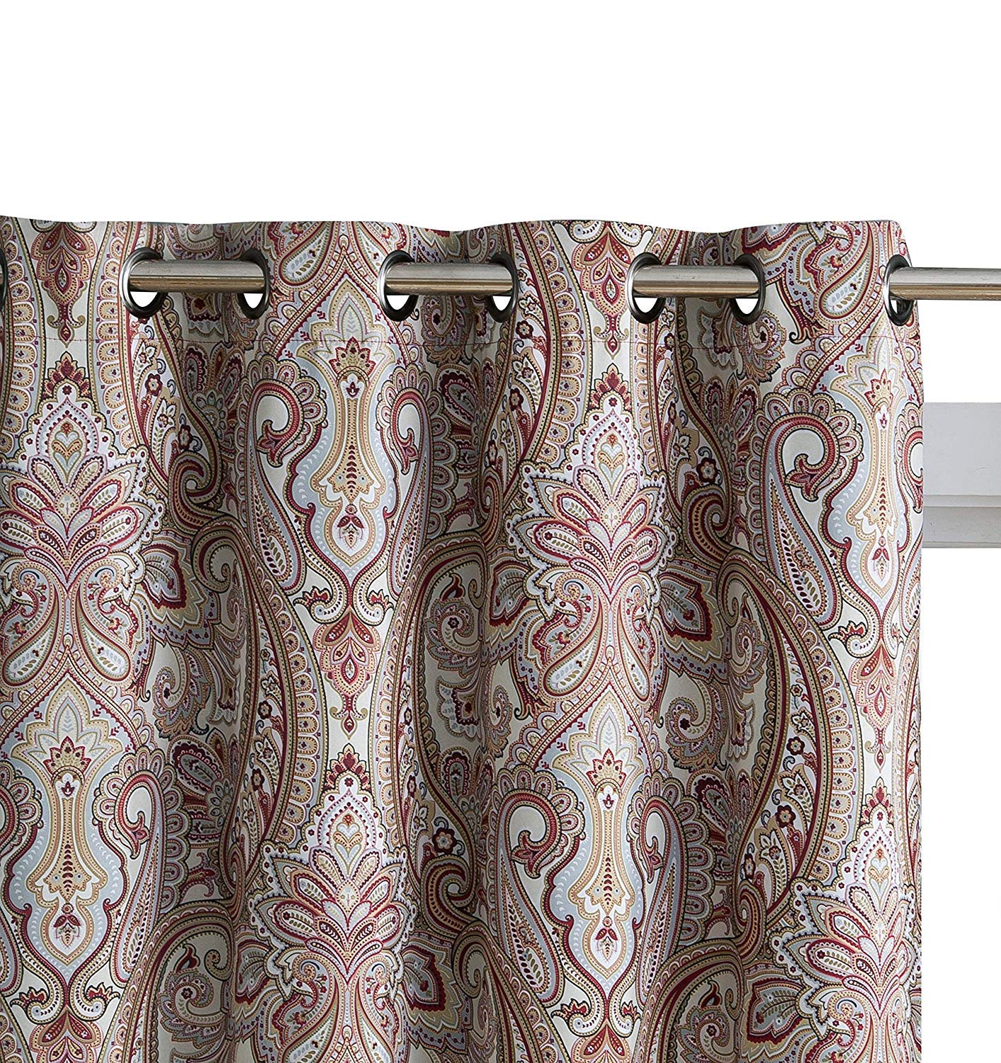 Best red pattern curtains for living room