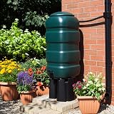 STORM TRADING GROUP 250L Water Butt XL with Stand Tap Garden Rain Barrel view 3
