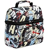 J World Corey Kids Lunch Bag. Insulated Lunch-Box for Boys Girls, Graffiti