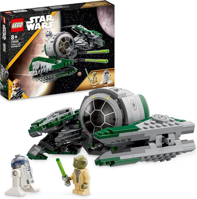 LEGO Star Wars Yoda's Jedi Starfighter 75360 with Yoda and R2-D2