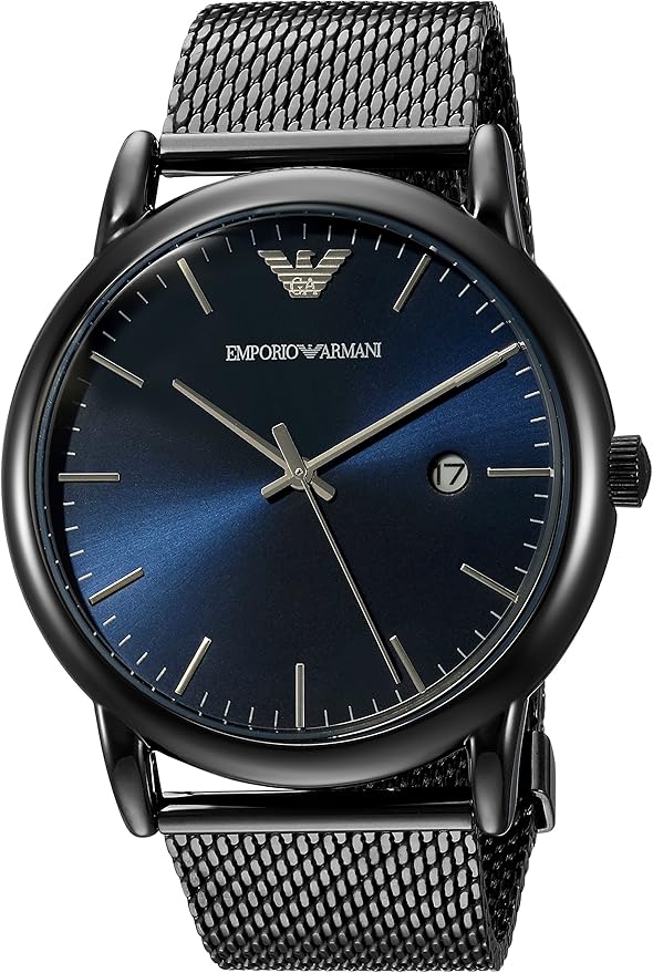 Emporio Armani Men's Quartz Stainless Steel Dress Watch,