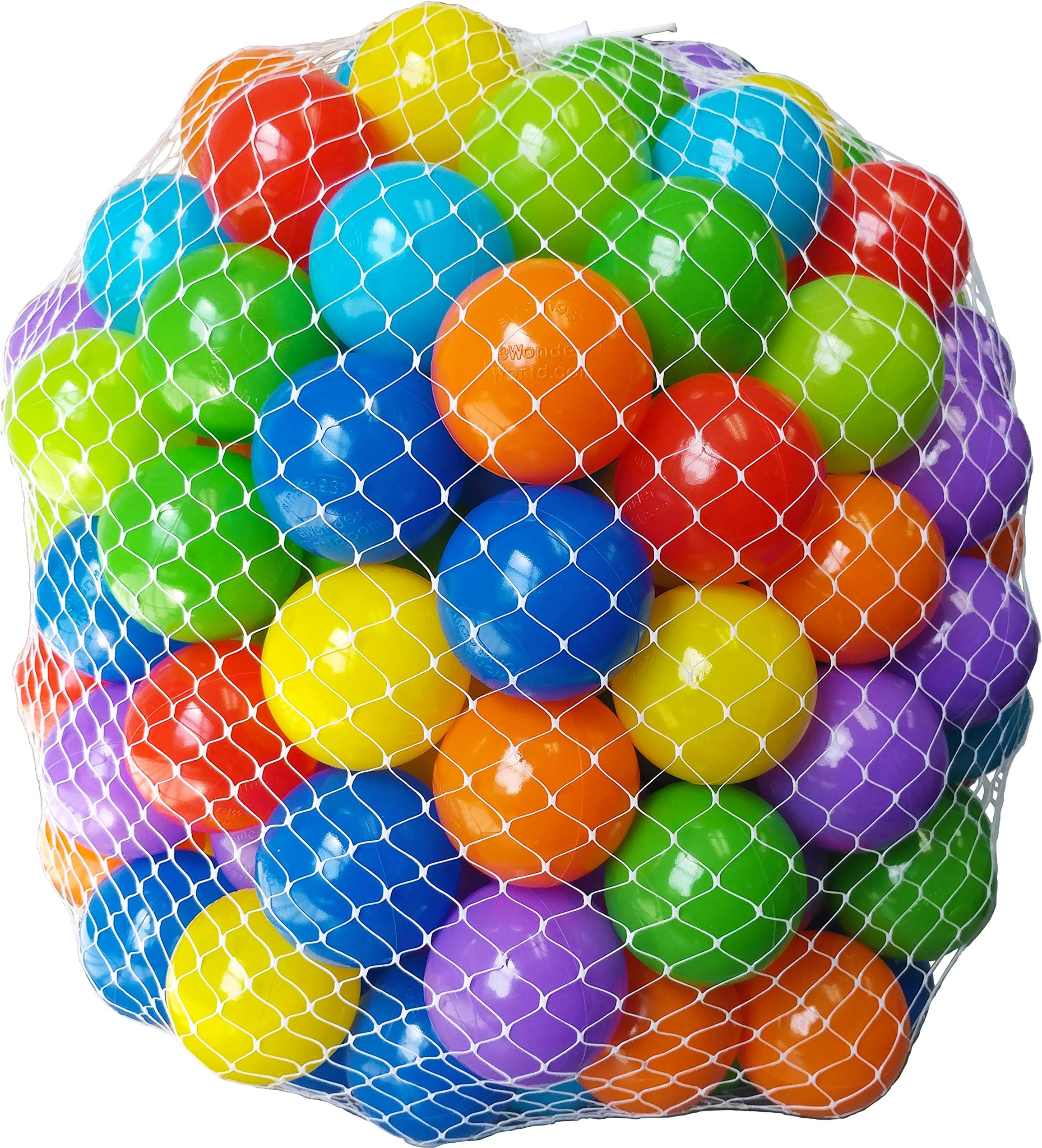 510cm Phthalate Free" Play Balls 6 Colour : Red, Orange, Yellow, Green, Blue and Purple