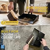 TDBS The Dustpan and Brush Store Traditional Large Metal Dustpan 12 Inch Wide view 3
