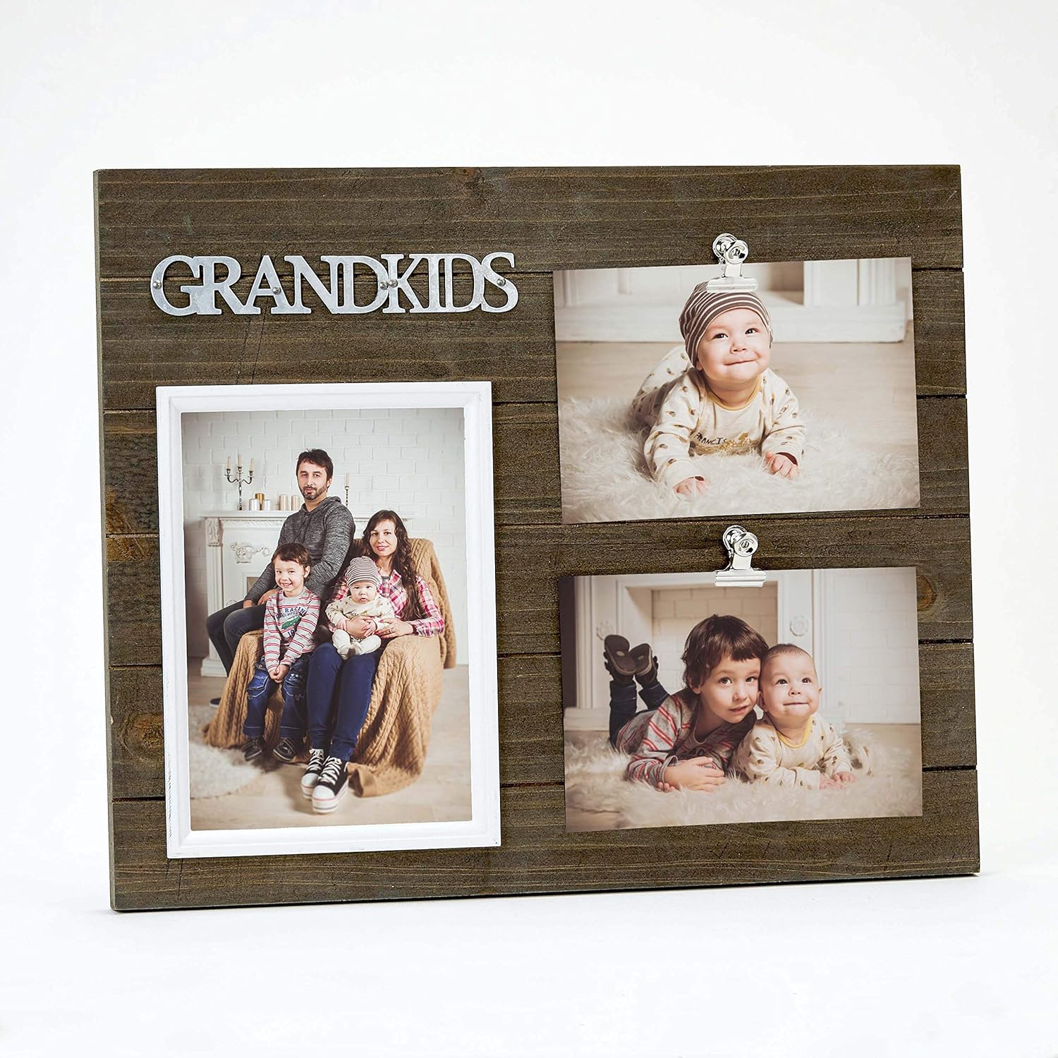 FASHIONCRAFT Grandkids Wood Picture Frame Holds One 5x7