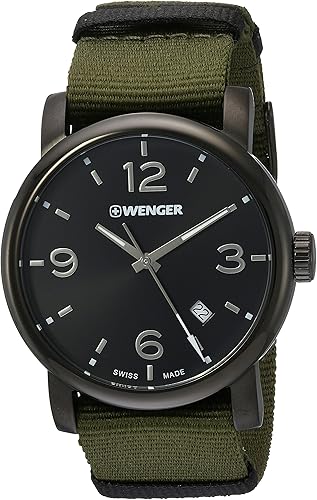 Amazon Com Wenger Men S Urban Metropolitan Stainless Steel Swiss