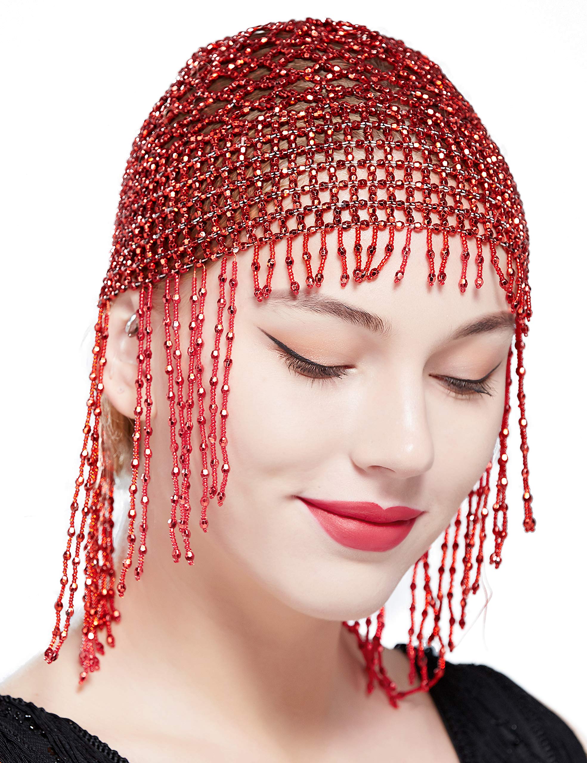 1920s flapper cap