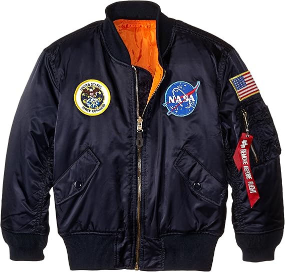 Varsity Jackets Big Pocket Jacket Men Slim fit NASA Letter Printing